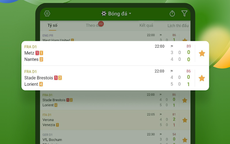 Giao diện mobile hiện đại tại chuyên trang Bongdalu