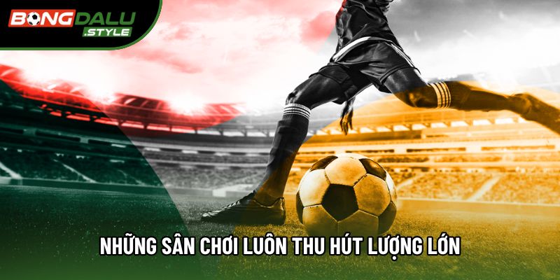 Những sân chơi luôn thu hút lượng lớn Những sân chơi luôn thu hút lượng lớn