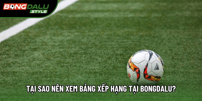 Tại sao nên xem bảng xếp hạng tại Bongdalu?