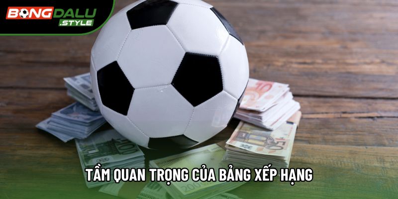 Tầm quan trọng của bảng xếp hạng